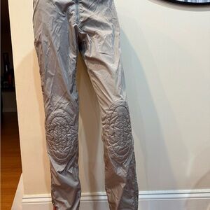 Prada Women's Gray Quilted Track Pants